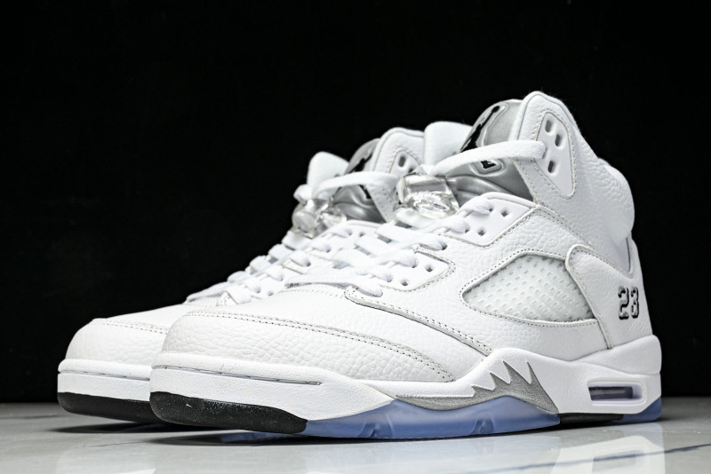 Air Jordan 5 Retro "White Metallic" HQ7978-103