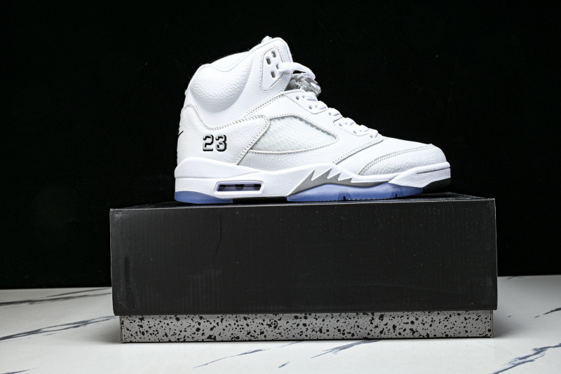 Air Jordan 5 Retro "White Metallic" HQ7978-103