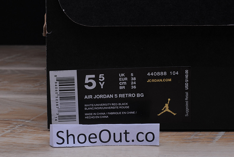 Air Jordan 5 Retro White Cement (GS) 440888-104