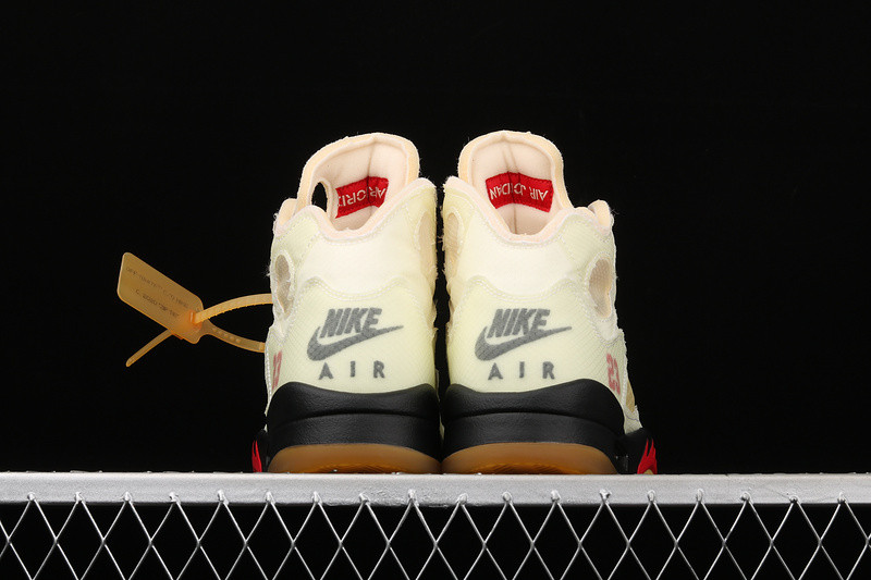 OFF White x Air Jordan 5 “Sail” DH8565-100