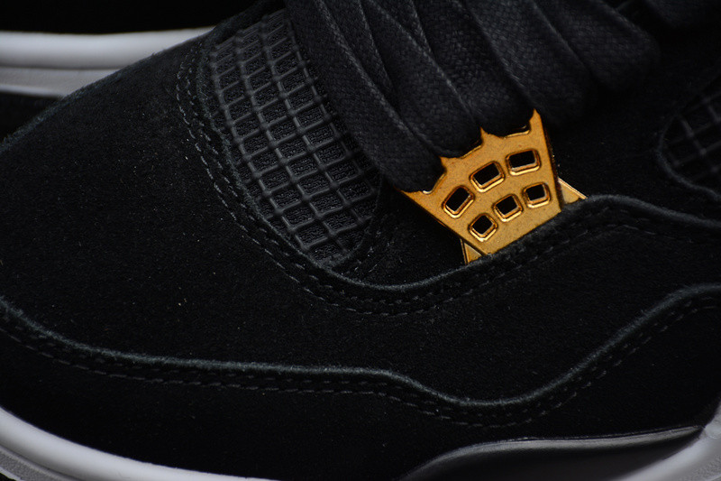 Air Jordan 4 “Royalty” Black/Metallic Gold-White 308497-032