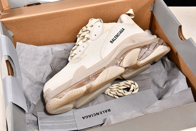 BLCG Triple-S Clear Sole Trainers 544351 W09OH 7083