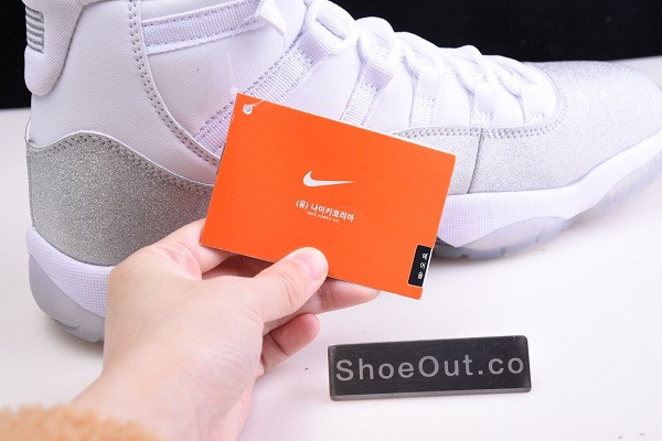 Air Jordan 11 Retro White Metallic Silver (W) AR0715-100