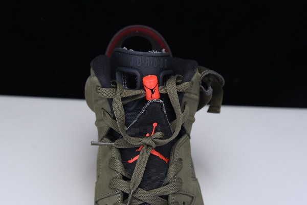 Travis Scott x Air Jordan 6 “Medium Olive” CN1084-200