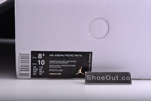 Patta x Air Jordan 7 SP "Shimmer" AT3375-200