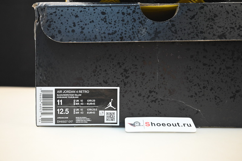 Air Jordan 4 Retro "Yellow Thunder" DH6927-017