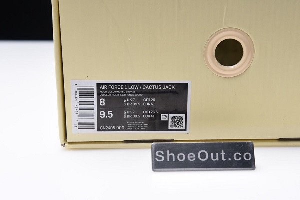 Travis Scott x Nike Air Force 1 Low CN2405-900