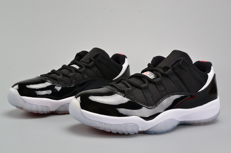 AIR JORDAN 11 RETRO LOW "INFRARED 23" black mens 528895-023