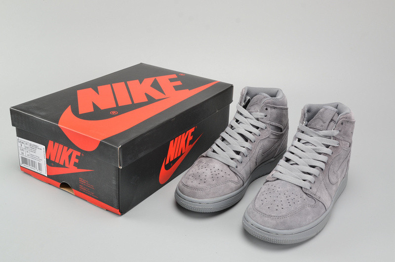 AIR JORDAN 1 RETRO HIGH BG (GS) wolf grey womens 705300-031