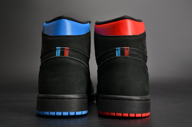 Air Jordan 1 Retro High OG “Quai 54” Black/Italy Blue-University Red mens AH1040-054
