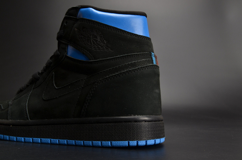 Air Jordan 1 Retro High OG “Quai 54” Black/Italy Blue-University Red mens AH1040-054