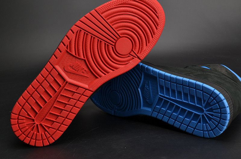 Air Jordan 1 Retro High OG “Quai 54” Black/Italy Blue-University Red mens AH1040-054