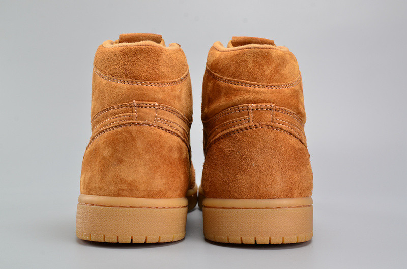 Air Jordan 1 Retro High OG “Wheat” Golden Harvest/Elemental Gold mens 555088-710