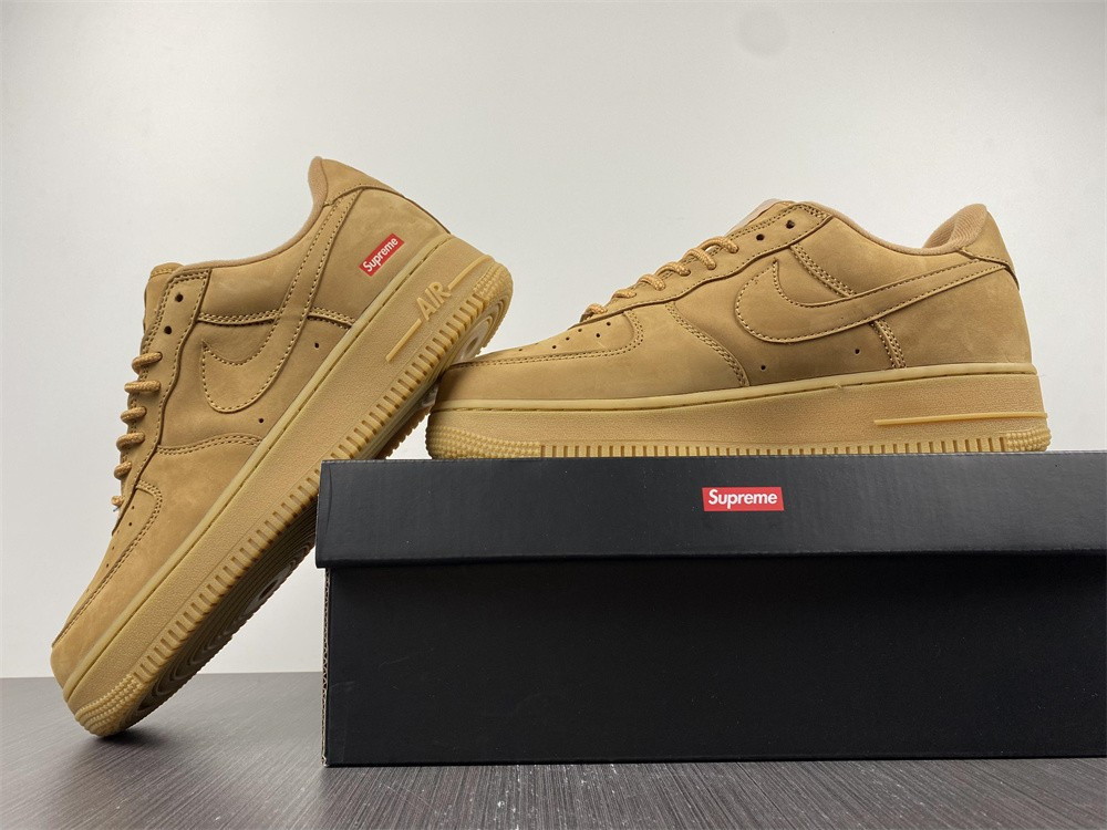 S*p reme x nike air force 1 low sp wheat dn1555-200