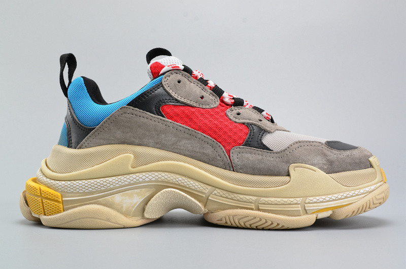 BLCG TRIPLE S TRAINER RED/ BLUE/ YELLOW 490673-W06E3-4365