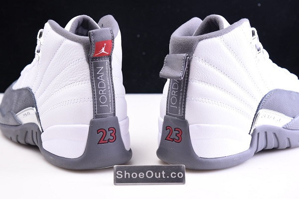 Air Jordan 12 Retro White Dark Grey 130690-160