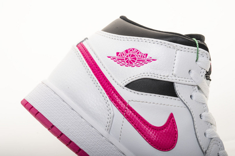Air Jordan 1 Retro Mid "Hyper Pink" GS 555112-106