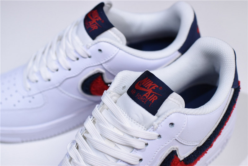 Nike Air Force 1 Low LV8 3D Chenille S* White Red Blue 823511-106