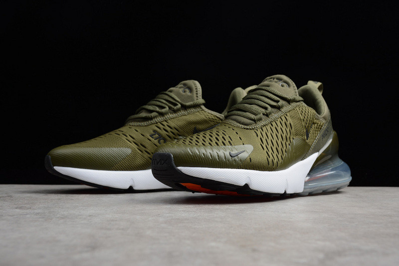NIKE mens AIR MAX 270 “MEDIUM OLIVE” AH8050-201