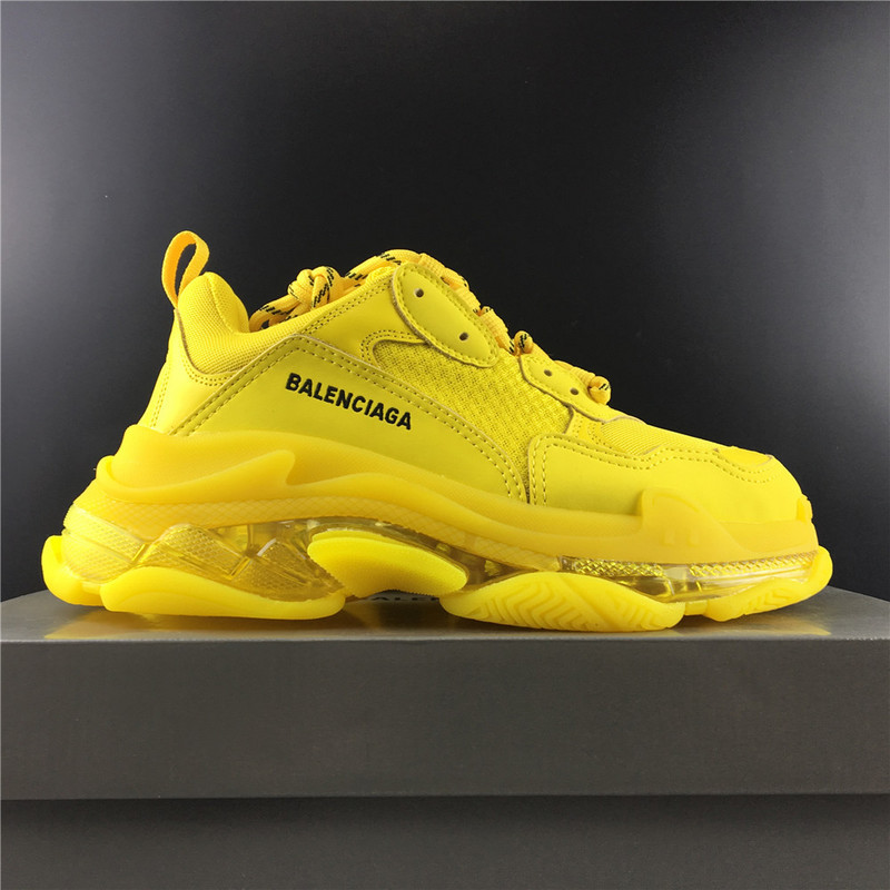 BLCG Triple S Clear Sole Yellow 524036 W09OH 1298