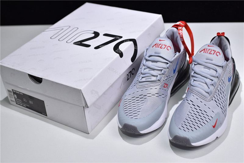 Nike Air Max 270 Wolf Grey/Game Royal-Cool Grey-University Red CD7338-001