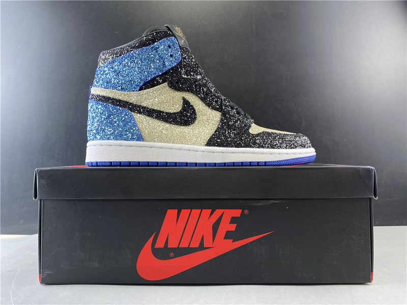 Fragment Design x Nike Air Jordan 1 “Glitter” CK5566-400