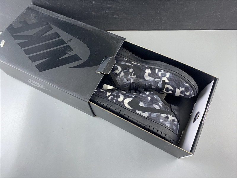 Comme des Garcons x Nike Dunk Low Print Black CZ2675-001