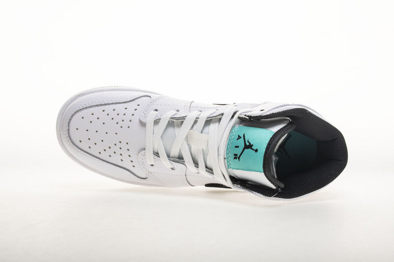 Air Jordan 1 Retro Mid BG "Hyper Jade" 554725-122