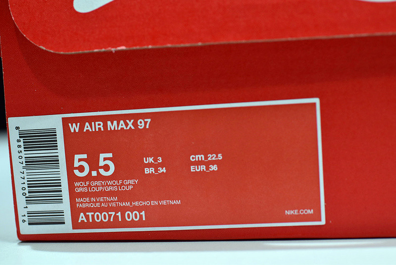 Nike Wmns Air Max 97 Premium Wolf Grey AT0071-001