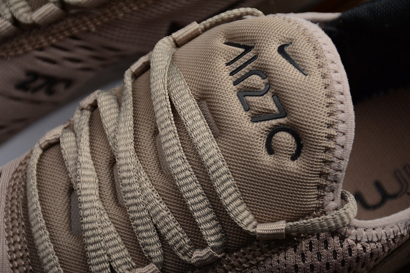 NIKE mens Air Max 270 “Sepia Stone” Black/ Summit White AH8050-200