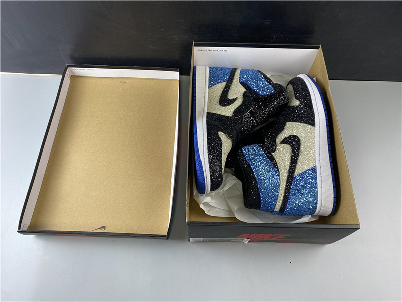 Fragment Design x Nike Air Jordan 1 “Glitter” CK5566-400