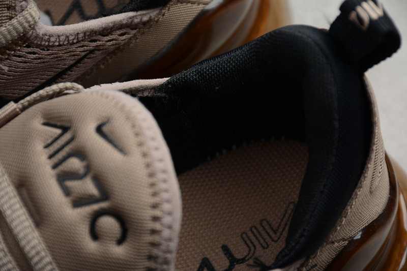 NIKE mens Air Max 270 “Sepia Stone” Black/ Summit White AH8050-200