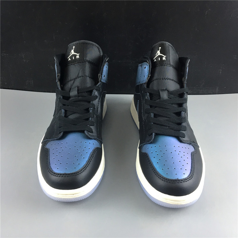 Air Jordan 1 Mid Iridescent Black BQ6472-009