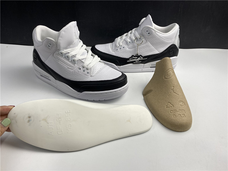 Fragment x Air Jordan 3 SP White Black DA3595-100