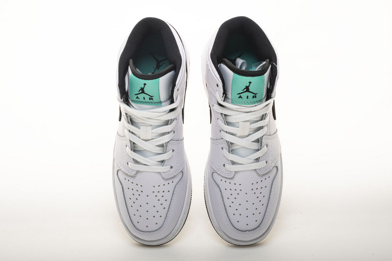 Air Jordan 1 Retro Mid BG "Hyper Jade" 554725-122