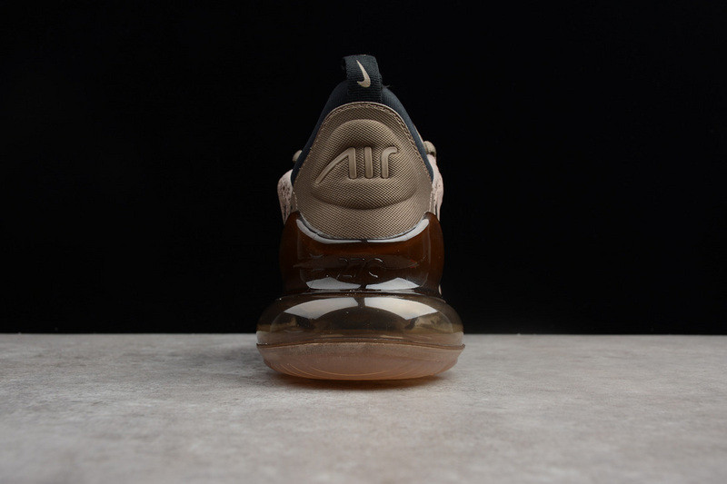 NIKE mens Air Max 270 “Sepia Stone” Black/ Summit White AH8050-200