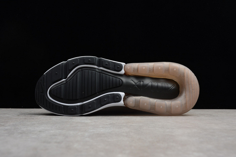 NIKE mens Air Max 270 “Sepia Stone” Black/ Summit White AH8050-200