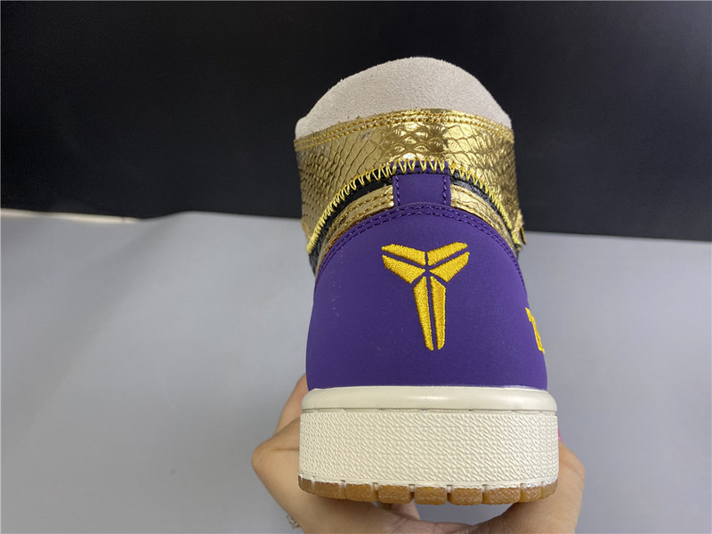 Air Jordan 1 High OG Black/Purple Gold 555088-171