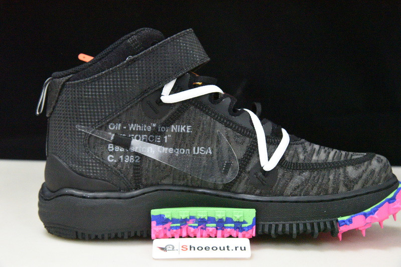 OF x Nike Air Force 1 Mid Black DO6290-001