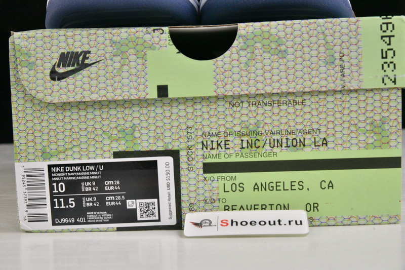 Union X SB Dunk Low DJ9649-401