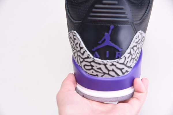 Air Jordan 3 Black “Court Purple” CT8532-050