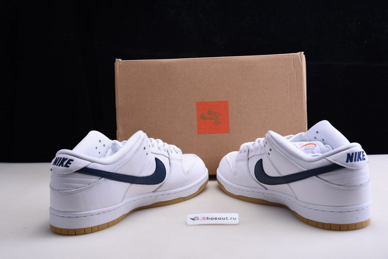 Nike SB Dunk Low Orange Label White Navy CZ2249-100