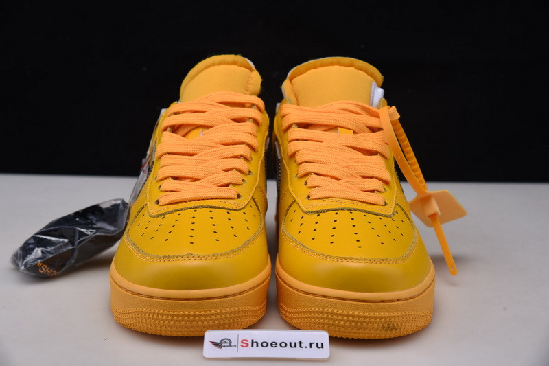 Nike Air Force 1 Low OFF White University Gold Metallic Silver DD1876-700