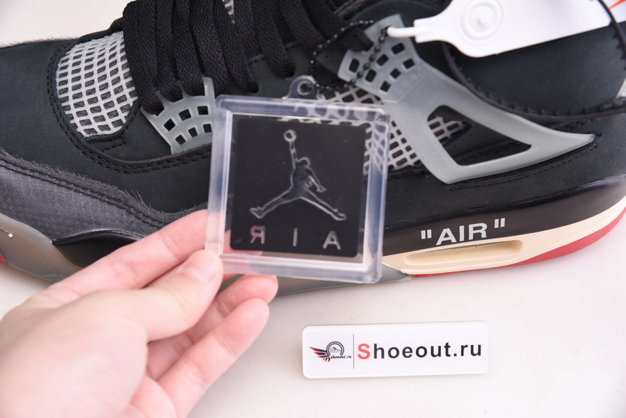 OFF White x Air Jordan 4 “Bred” CV9388-001