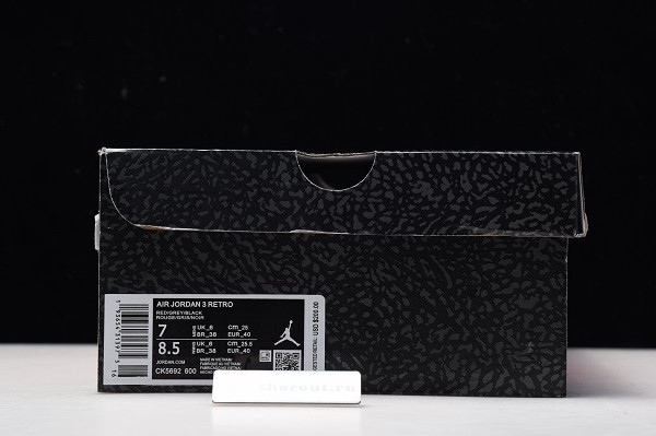 Air Jordan 3 “Red Cement” CK5692 -600