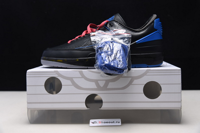 OF x Air Jordan 2 Low Black DJ4375-004