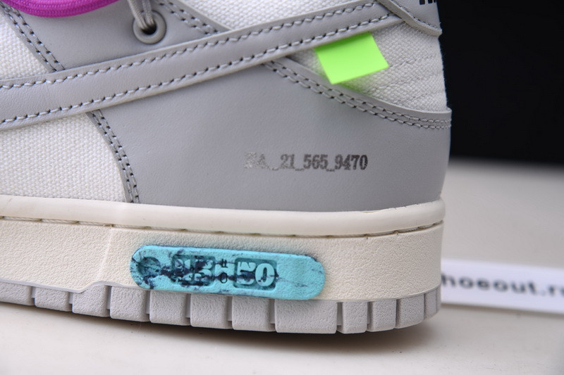 OF x Nk Dunk Low NO.45 Of 50 DM1602-101