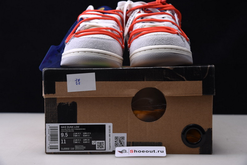 OF x Nk Dunk Low NO.13 Of 50 DJ0950-110