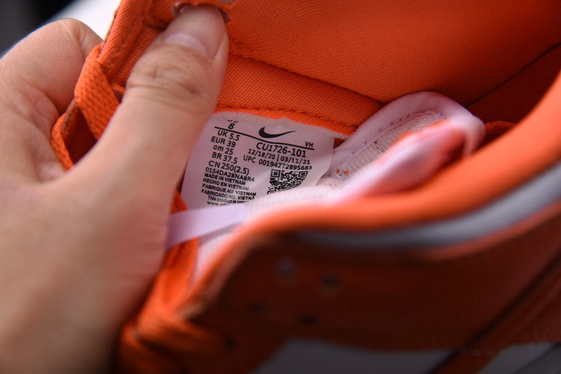 Nike Dunk Low Syracuse Orange White CU1726-101