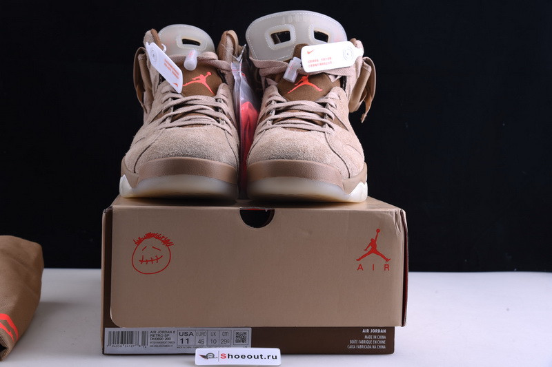 Jordan 6 Retro Travis Scott British Khaki DH0690-200